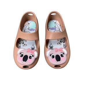 BAUBLES + SOLES Girls Koala Jelly Shoes 10 27 Mauve Pink Mary Jane Toddler Girl